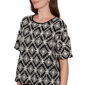 Womens Skye’s the Limit Terra Tropic Medallion Embroidered Blouse - image 5
