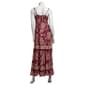 Juniors Angie Floral Gauze Twist Front Tier Maxi Slip Dress - image 2