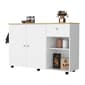 FM FURNITURE Chico White Kitchen Island - image 5