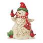 Jim Shore Snowman w/ Earmuffs & Cardinal - image 2