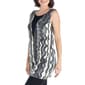 Womens 24/7 Comfort Apparel Modern Print Extra Long Tunic Top - image 3