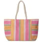 Sun ''N'' Sand Pink Paper Straw Shoulder Tote - image 3
