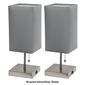 Simple Designs Petite Stick Lamps w/USB Port - Set of 2 - image 12