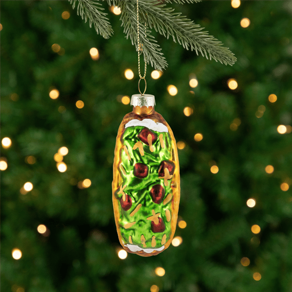 Northlight 3.5in. Taco Glass Christmas Ornament
