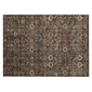 HomeRoots Chocolate Tribal Washable Indoor Outdoor Accent Rug - image 2
