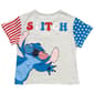 Girls (4-6x) Disney 2pc. Stitch Americana Tee w/ Yummy Shorts - image 3