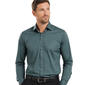 Mens Tom Baine Slim Fit Performance Dress Shirt - Green Textured - image 1