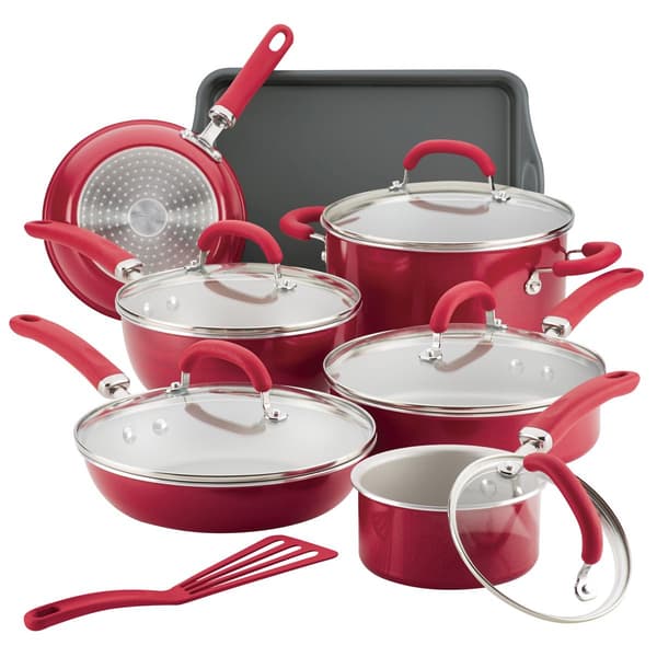 Rachael Ray 13pc. Nonstick Cookware Set - image 