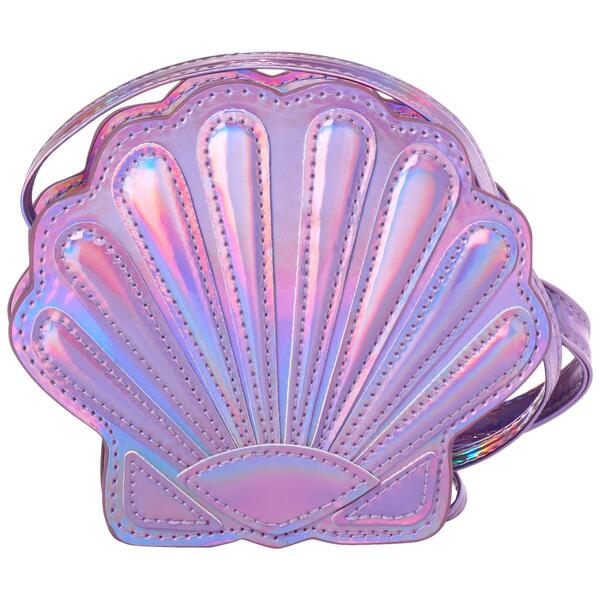 Girls Capelli&#40;R&#41; New York Iridescent Seashell Crossbody Purse - image 