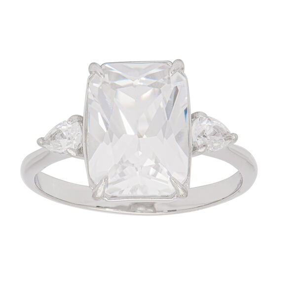 Gianni Argento Sterling-Silver Emerald Cut Statement Ring - image 
