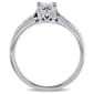 Eternal Promise™ 10kt. White Gold Princess Engagement Ring - image 3