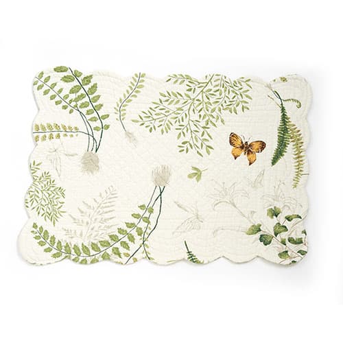 Althea Quilted Cotton Placemat - image 