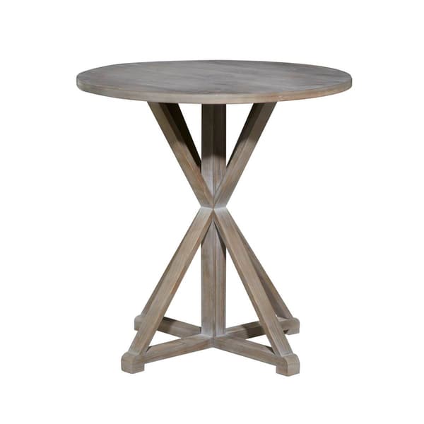 9th & Pike&#174; Brown Wood Farmhouse Accent Table