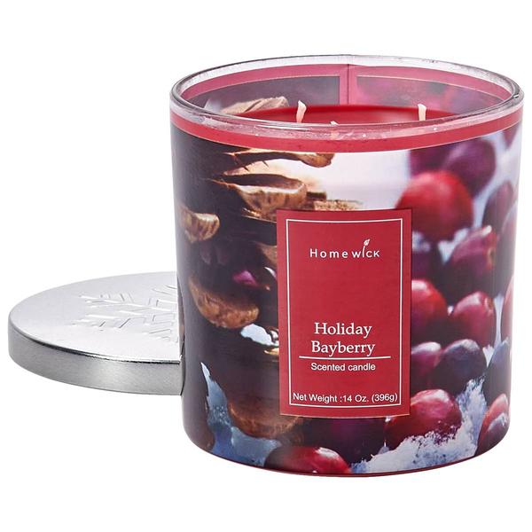Homewick 14oz. Holiday Bayberry Jar Candle - image 