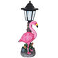 Santa's Workshop 16in. Flamingo Solar Light Post - image 1