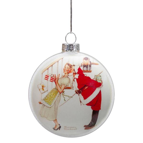 Northlight Seasonal Norman Rockwell Christmas Suprise Ornament - image 