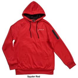 Mens Spyder Fleece Pullover Hood w/ Front Pouch