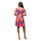 Womens 24/7 Comfort Apparel Pink Paisley Empire Waist Dress - image 2