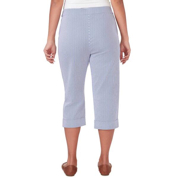 Plus Size Alfred Dunner All American Striped Clamdigger Pants