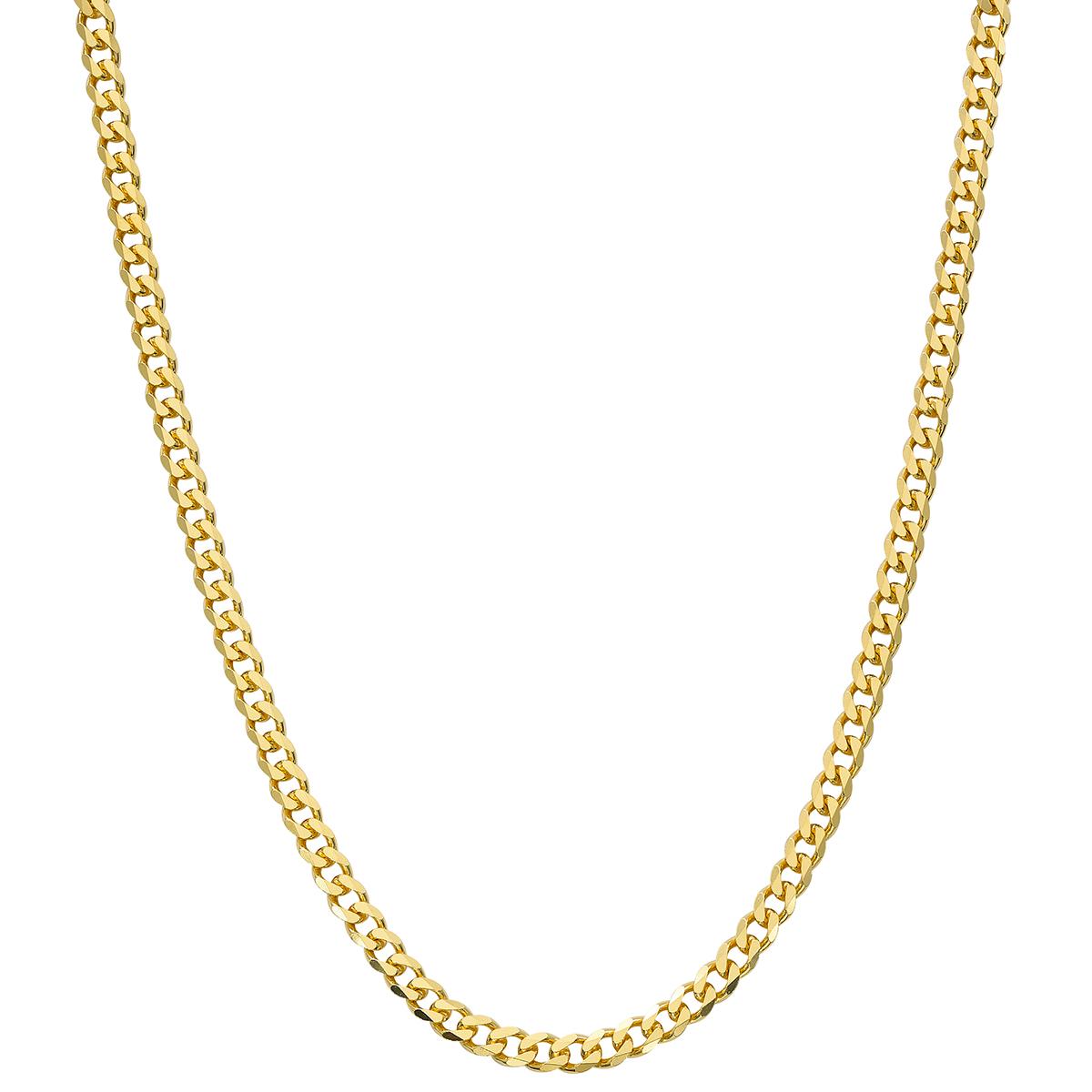Gold Classics™ Gold over Sterling Silver Flat Curb Chain...