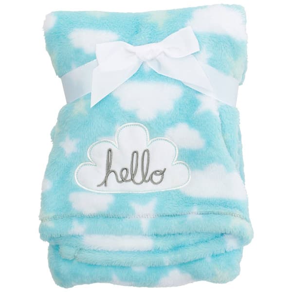 Baby Gear(R) Hello Clouds & Star Blanket - image 
