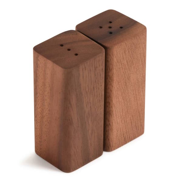 Kalmar Home Acacia Wood Salt & Pepper Shakers
