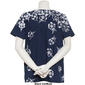 Womens Hasting & Smith Short Sleeve Floral Place Tee - image 2