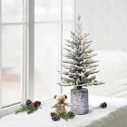 Puleo International 3ft. Pre-Lit Scandinavian Fir Christmas Tree