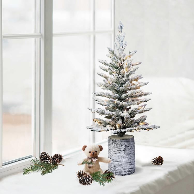 Puleo International 3ft. Pre-Lit Scandinavian Fir Christmas Tree