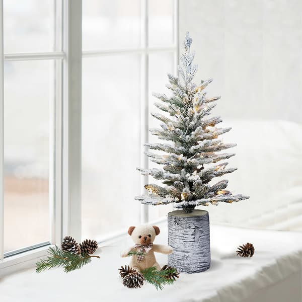 Puleo International 3ft. Pre-Lit Scandinavian Fir Christmas Tree