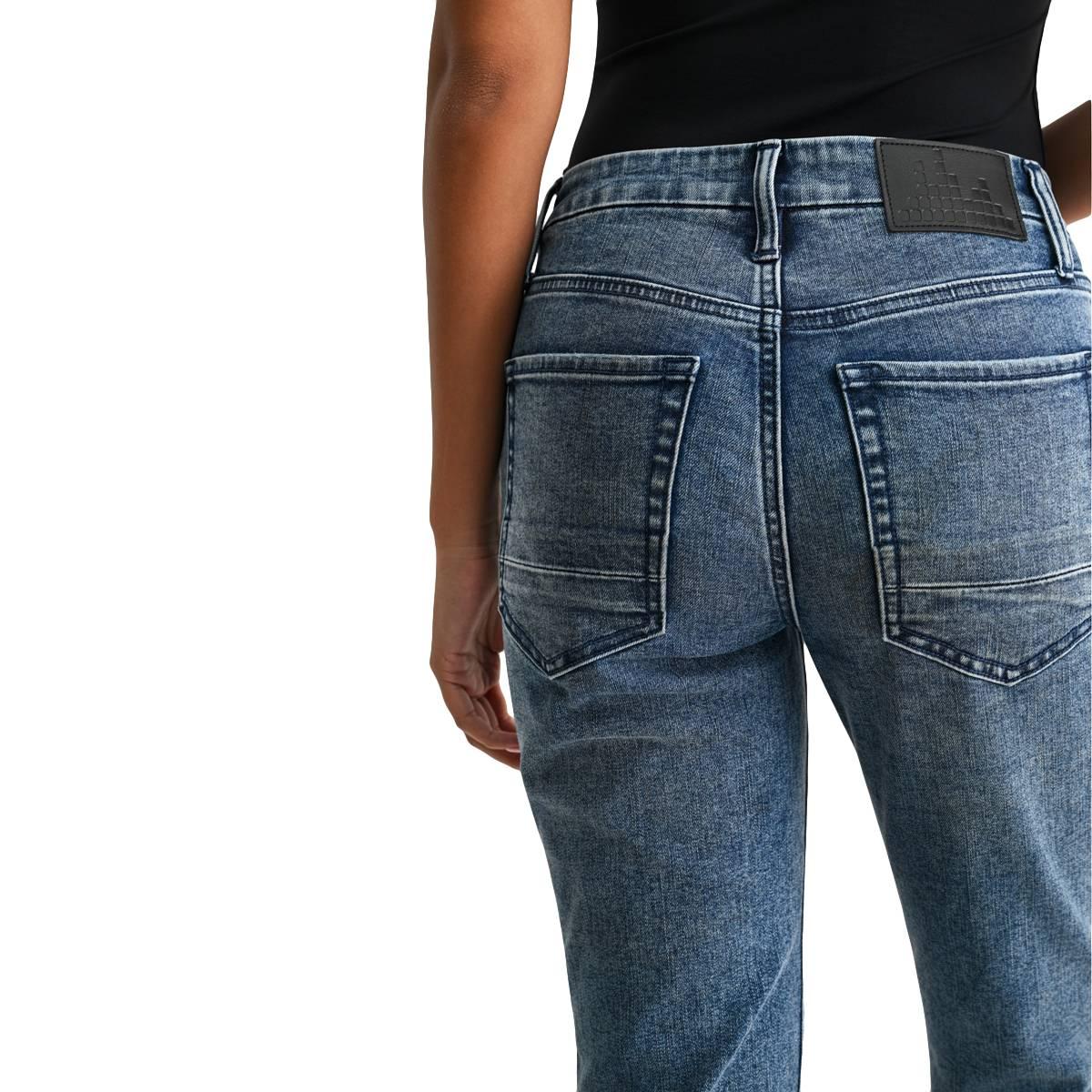 Womens CITY BLUES Melrose Tapered Leg Ankle Jeans