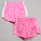 Girls (7-16) New Balance 2pk. Woven Shorts - Vibrant Pink - image 2