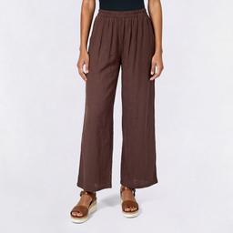 Juniors Hunter & Brown Pull On Wide Leg Pants