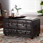 Baxton Studio Callum 2 Drawer Storage Trunk Ottoman - image 10