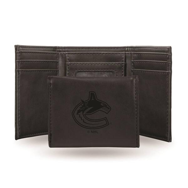Mens NHL Vancouver Canucks Faux Leather Trifold Wallet - image 