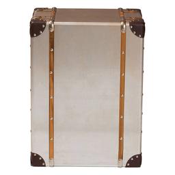 Baxton Studio Naylor Vintage Matte Bronze 3-Drawer Cabinet