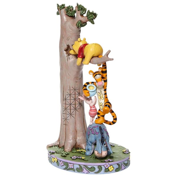 Jim Shore Disney Traditions Tree with Pooh and Friends Figurine - image 