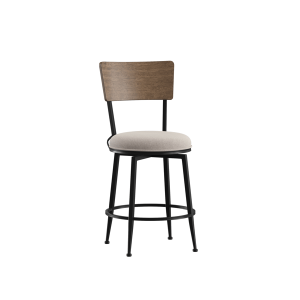 HH2 Home Creason Commercial Grade Counter Height Swivel Stool