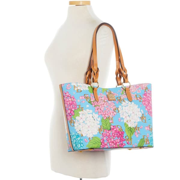 Dooney & Bourke Hydrangea Monogram Nelly Tote