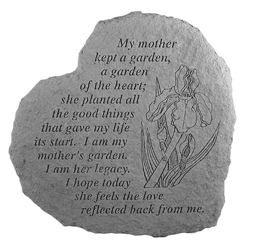 My Mother Heart Shaped Memorial Stone - image 