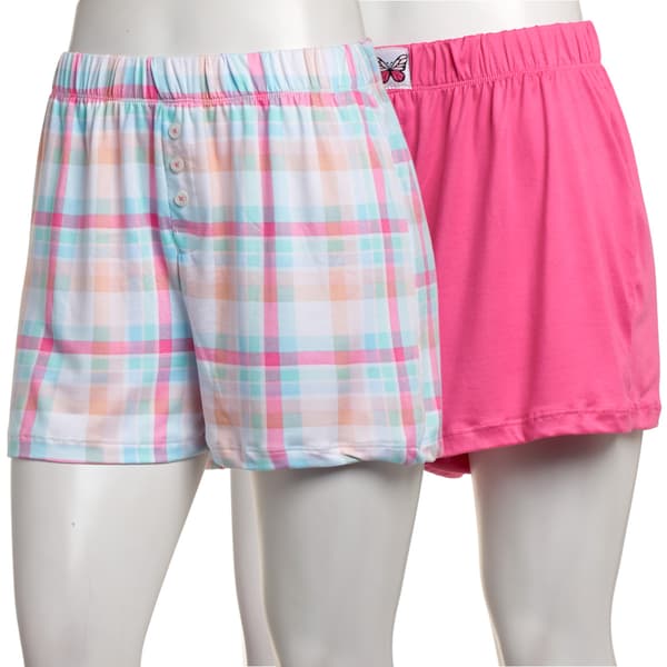 Juniors Pillow Talk 2pk. Pajama Shorts - image 