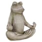 Hi-Line Gift Frog Sitting in Lotus Position Garden Statue - image 1