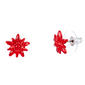 Santa Hat/Christmas Tree/Flower Charm Earring Set - image 7