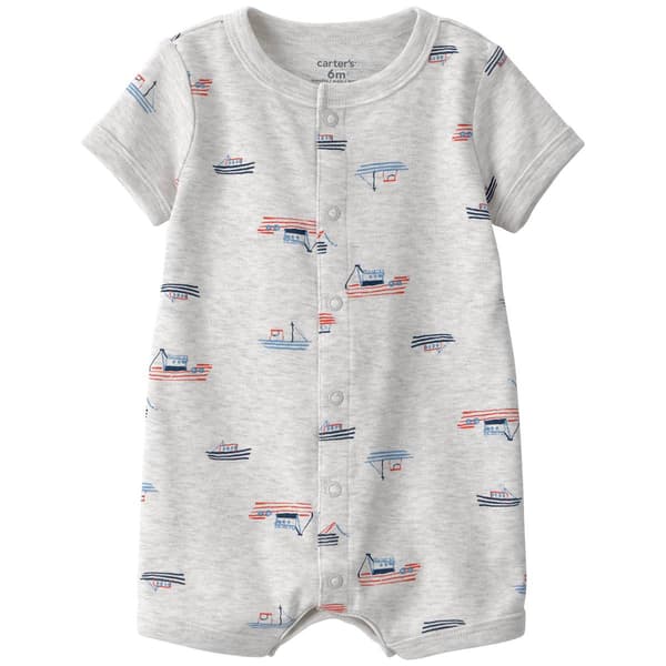 Baby Boy (3-24M) Carter''s Boat Ss Romper - image 