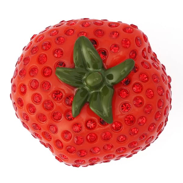 Betsey Johnson Hothouse Bloom Tomato Cocktail Ring - image 