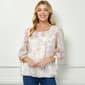 Womens Sara Michelle 3/4 Sleeve Tie Wrist With Lurez - image 1