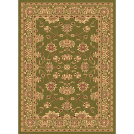 Rugs America&#40;tm&#41; New Vision Kashan Rectangle Area Rug - Moss Green