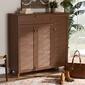 Baxton Studio Coolidge 11 Shelf Wooden Shoe Storage Cabinet - image 2