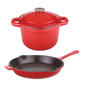 BergHOFF Neo 3pc. Cast Iron Cookware Set - Red - image 1