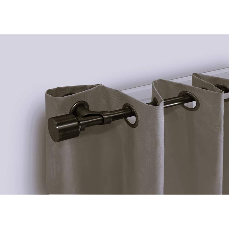 Blackout Cap Finial Curtain Rod